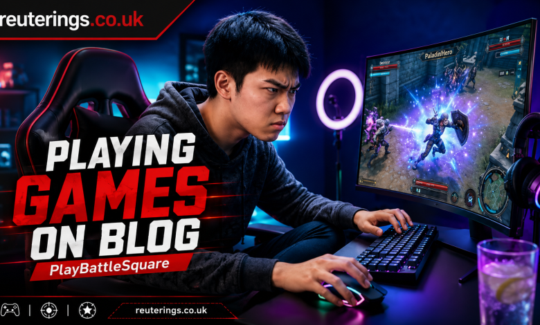 Playing Games on Blog PlayBattleSquare