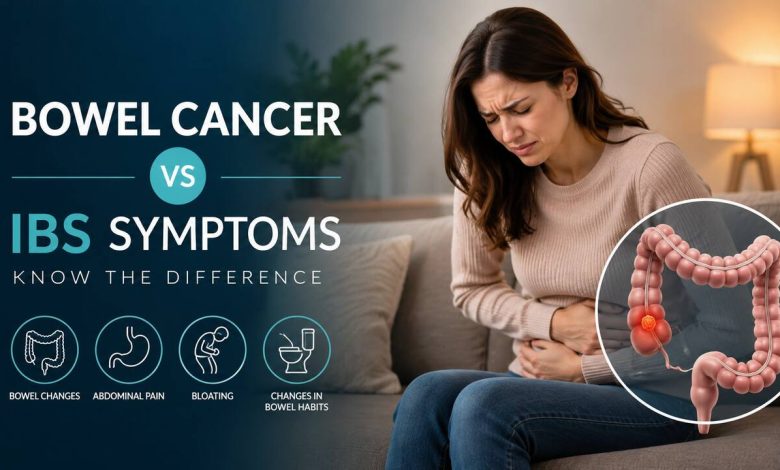 bowel cancer vs IBS symptoms