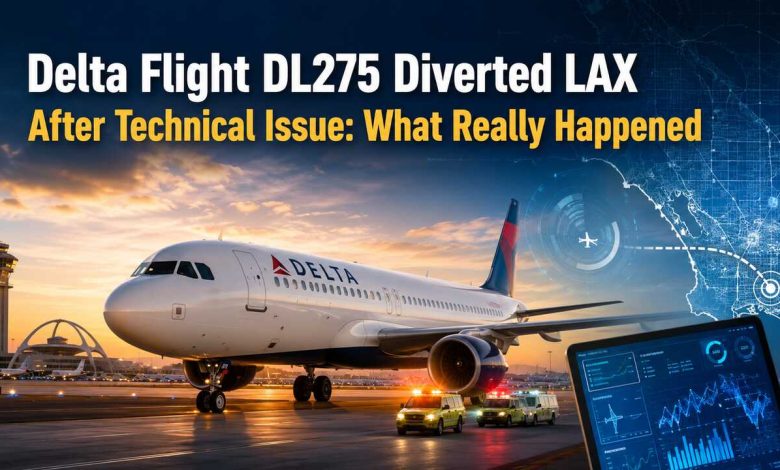 Delta Flight DL275 Diverted LAX