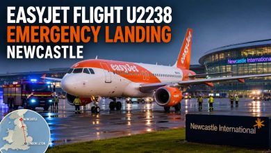 EasyJet Flight U2238 Emergency Landing Newcastle