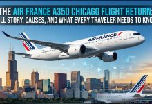Air France A350 Chicago Flight Return