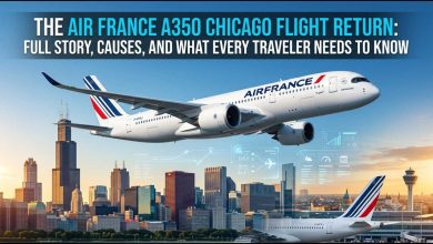 Air France A350 Chicago Flight Return