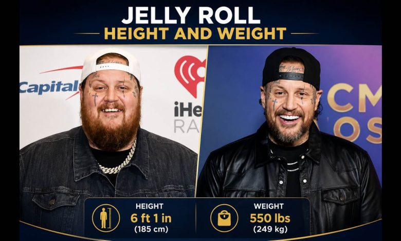 Jelly Roll Height and Weight